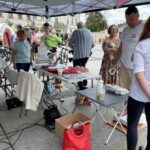 06.08.2022. Kielce. Rynek. VI Rajd „Onko-Tour, czyli rowerem po zdrowie” i piknik profilaktyczny / Fot. Paulina Michta - Radio Kielce