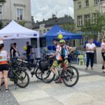 06.08.2022. Kielce. Rynek. VI Rajd „Onko-Tour, czyli rowerem po zdrowie” i piknik profilaktyczny / Fot. Paulina Michta - Radio Kielce