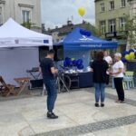 06.08.2022. Kielce. Rynek. VI Rajd „Onko-Tour, czyli rowerem po zdrowie” i piknik profilaktyczny / Fot. Paulina Michta - Radio Kielce