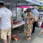 06.08.2022. Kielce. Rynek. VI Rajd „Onko-Tour, czyli rowerem po zdrowie” i piknik profilaktyczny / Fot. Paulina Michta - Radio Kielce