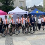 06.08.2022. Kielce. Rynek. VI Rajd „Onko-Tour, czyli rowerem po zdrowie” i piknik profilaktyczny / Fot. Paulina Michta - Radio Kielce
