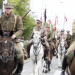 Uczestnicy Marszu Szlakiem I Kompanii Kadrowej rozpoczęli drugi dzień wyprawy