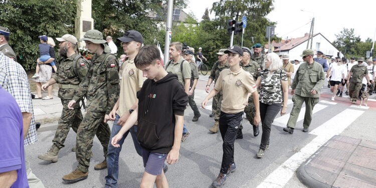 12.08.2022 Kielce. 57. Marsz Szlakiem Pierwszej Kompanii Kadrowej / Fot. Jarosław Kubalski - Radio Kielce