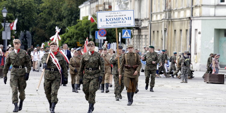 12.08.2022 Kielce. 57. Marsz Szlakiem Pierwszej Kompanii Kadrowej / Fot. Jarosław Kubalski - Radio Kielce