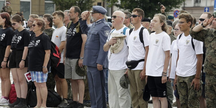 12.08.2022 Kielce. 57. Marsz Szlakiem Pierwszej Kompanii Kadrowej / Fot. Jarosław Kubalski - Radio Kielce