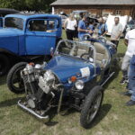 14.08.2022 Tokarnia. Park etnograficzny. Zlot samochodów i motocykli zabytkowych. Motopiknik / Fot. Jarosław Kubalski - Radio Kielce