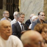 25.08.2022 Kielce. Katedra. Pogrzeb Alojzego Obornego, wieloletniego dyrektora Muzeum Narodowego w Kielcach / Fot. Jarosław Kubalski - Radio Kielce