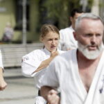 08.08.2022 Kielce. Pokaz karate w wykonaniu m.in. reprezentantów Ukrainy / Fot. Jarosław Kubalski - Radio Kielce