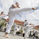 08.08.2022 Kielce. Pokaz karate w wykonaniu m.in. reprezentantów Ukrainy / Fot. Jarosław Kubalski - Radio Kielce