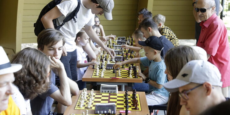 11.08.2022 Kielce. Wakacyjna Szkoła Szachowa Polskiego Radia Kielce/ Fot. Jarosław Kubalski - Radio Kielce