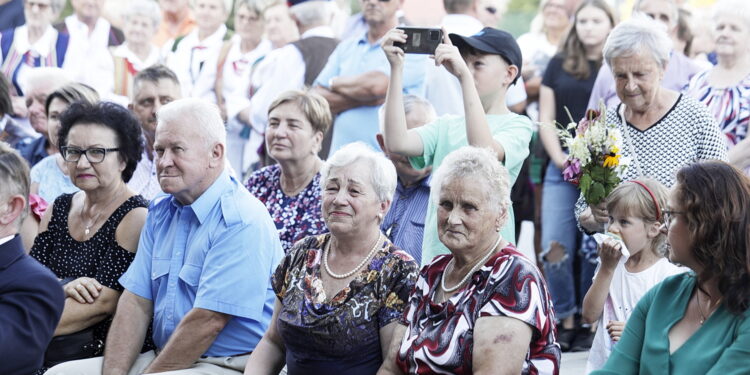 15.08.2022 Jaworznia. Dożynki gminy Piekoszów / Fot. Jarosław