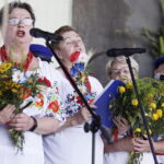 15.08.2022 Jaworznia. Dożynki gminy Piekoszów / Fot. Jarosław