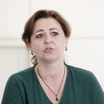 18.08.2022. Kielce. Konferencja w Muzeum Zabawek i Zabawy. Na zdjęciu: dyrektor Daria Dyktyńska. / Fot. Jarosław Kubalski -Radio Kielce