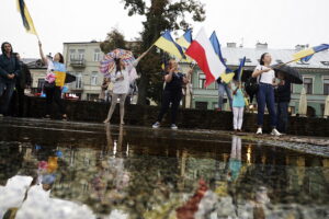 Dzień Niepodległości Ukrainy. Polacy i Ukraińcy razem świętowali w Kielcach - Radio Kielce