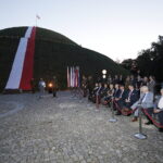 05.08.2022. Kraków. Uroczysty capstrzyk wojskowy przy kopcu Marszałka Piłsudskiego / Fot. Jarosław Kubalski - Radio Kielce