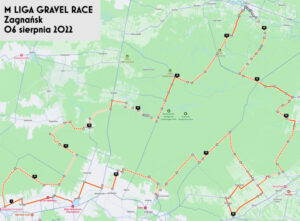 M LIGA GRAVEL RACE - mapa zawodów