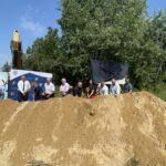 23.08.2022. Ujazd. Wbicie łopaty pod remont drogi wojewódzkiej 758