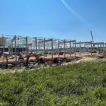 04.08.2022. Chęciny. Rozbudowa Centrum Logistycznego 7R Park Kielce / Fot. Wiktor Taszłow - Radio Kielce