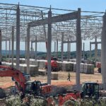 04.08.2022. Chęciny. Rozbudowa Centrum Logistycznego 7R Park Kielce / Fot. Wiktor Taszłow - Radio Kielce