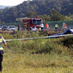 06.08.2022. Chorwacja. Wypadek polskiego autokaru na autostradzie A4, na północ od Zagrzebia między miejscowościami Jarek Bisaszki i Podvorec / Fot. PAP/EPA - Ivan Agnezovic