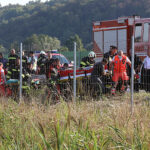06.08.2022. Chorwacja. Wypadek polskiego autokaru na autostradzie A4, na północ od Zagrzebia między miejscowościami Jarek Bisaszki i Podvorec / Fot. PAP/EPA - Ivan Agnezovic