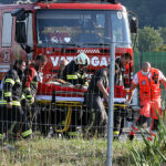 06.08.2022. Chorwacja. Wypadek polskiego autokaru na autostradzie A4, na północ od Zagrzebia między miejscowościami Jarek Bisaszki i Podvorec / Fot. PAP/EPA - Ivan Agnezovic
