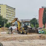 Prace na skrzyżowaniu trwają, ale tempo raczej słabe - Radio Kielce 02.08.2022. Kielce. Remont na Al Solidarności / Fot. WIktor Taszłow - Radio Kielce