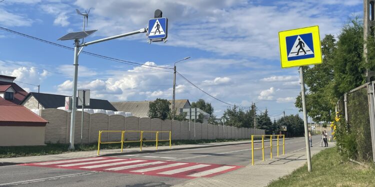 Bezpieczne przejście dla pieszych / Fot. Emilia Sitarska - Radio Kielce