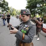 06.08.2022. Kraków. 57. Marsz Szlakiem Pierwszej Kompanii Kadrowej. Wymarsz z krakowskich Oleandrów / Fot. Jarosław Kubalski - Radio Kielce