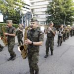 06.08.2022. Kraków. 57. Marsz Szlakiem Pierwszej Kompanii Kadrowej. Wymarsz z krakowskich Oleandrów / Fot. Jarosław Kubalski - Radio Kielce