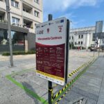 Kielce. Ulica Warszawska. Miejsca pod stacje rowerowe / Fot. Wiktor Taszłow - Radio Kielce