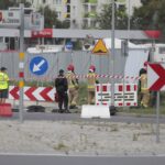 23.08.2022. Kielce. Ulica Szajnowicza-Iwanowa. Wyciek gazu / Fot. Wiktor Taszłow - Radio Kielce