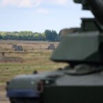 10.08.2022. Poznań, 10.08.2022. Szkolenie polskich żołnierzy na czołgach Abrams / Fot. Jakub Kaczmarczyk - PAP