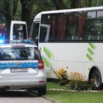 22.08.2022. Zakopane. Miejsce wypadku busa przy ul. Kościuszki w Zakopanem / Fot. Grzegorz Momot