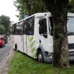 22.08.2022. Zakopane. Miejsce wypadku busa przy ul. Kościuszki w Zakopanem / Fot. Grzegorz Momot