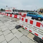 Prace na skrzyżowaniu trwają, ale tempo raczej słabe - Radio Kielce 02.08.2022. Kielce. Remont na Al Solidarności / Fot. WIktor Taszłow - Radio Kielce
