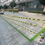 03.08.2022. Kielce. Ulica Warszawska. Miejsca pod stacje rowerowe / Fot. Wiktor Taszłow - Radio Kielce