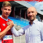 Na zdjęciu (od lewej) Nicolai Solodovnicov i Sławoimir Gągorowski - wiceprezes Wisły Sandomierz. / Fot. Wisła Sandomierz