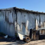 26.08.2022. Kielce. Pożar magazynu na giełdzie rolno-spożywczej przy ulicy Zbożowej / Fot. Wiktor Taszłow - Radio Kielce