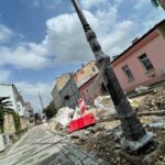 24.08.2022. Kielce. Remont ulicy Słowackiego / Fot. Wiktor Taszłow