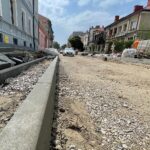 24.08.2022. Kielce. Remont ulicy Słowackiego / Fot. Wiktor Taszłow