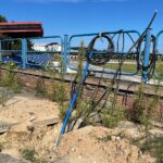 09.08.2022. Kielce. Remont stadionu lekkoatletycznego / Fot. Wiktor Taszłow - Radio Kielce