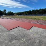 09.08.2022. Kielce. Remont stadionu lekkoatletycznego / Fot. Wiktor Taszłow - Radio Kielce