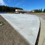 09.08.2022. Kielce. Remont stadionu lekkoatletycznego / Fot. Wiktor Taszłow - Radio Kielce