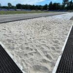 09.08.2022. Kielce. Remont stadionu lekkoatletycznego / Fot. Wiktor Taszłow - Radio Kielce