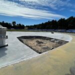 09.08.2022. Kielce. Remont stadionu lekkoatletycznego / Fot. Wiktor Taszłow - Radio Kielce