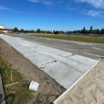 09.08.2022. Kielce. Remont stadionu lekkoatletycznego / Fot. Wiktor Taszłow - Radio Kielce