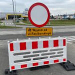 06.08.2022. Kielce. Przygotowania do zmiany organizacji ruchu na ulicy Szajnowicza-Iwanowa / Fot. Wiktor Taszłow - Radio Kielce