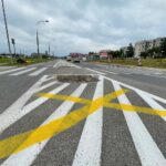 06.08.2022. Kielce. Przygotowania do zmiany organizacji ruchu na ulicy Szajnowicza-Iwanowa / Fot. Wiktor Taszłow - Radio Kielce