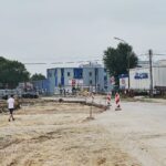 Prace na skrzyżowaniu trwają, ale tempo raczej słabe - Radio Kielce 02.08.2022. Kielce. Remont na Al Solidarności / Fot. WIktor Taszłow - Radio Kielce